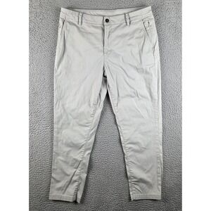 Bird Dogs Pants Mens 34x28 (33x27) Gray Performance Golf Chino Stretch Unlined